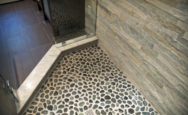 03 River Rock Shower Floor