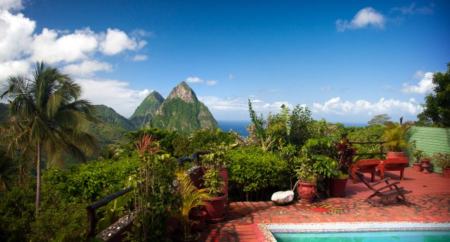 233 The view from our private sundeck at Crystals