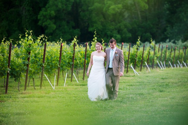 Annie and Matt in the Vineyard