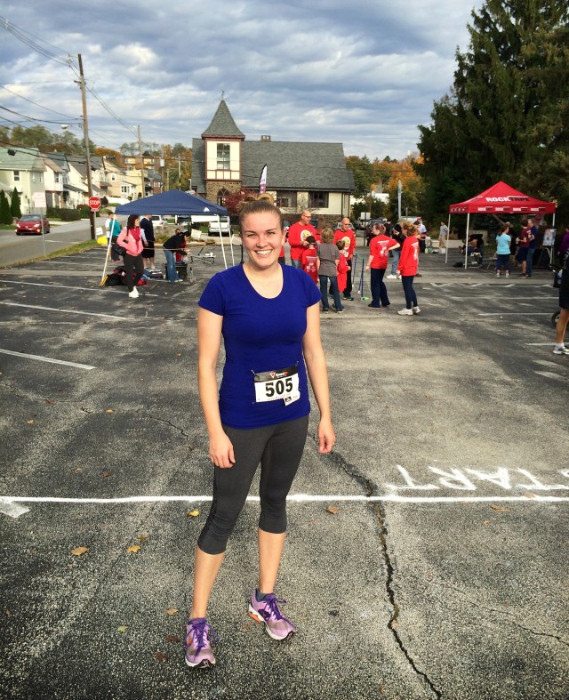 Annie at Trinity 5K