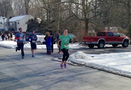 My sprint to the finish