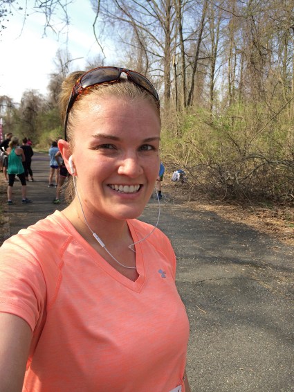 Post-race selfie... I made it up the hill!