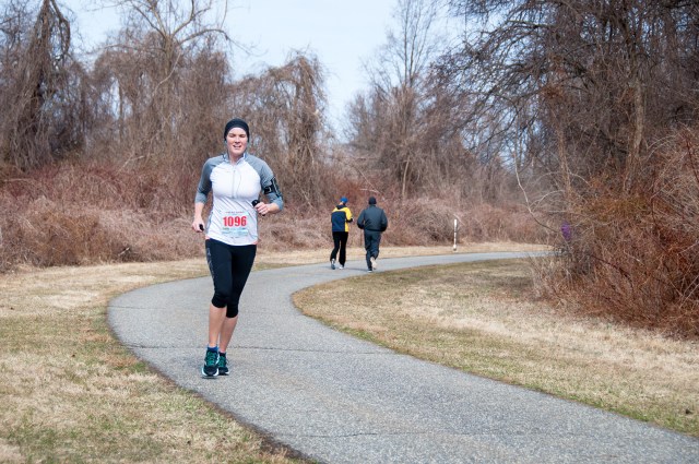 This is on the way back... now I know I'm in the lead!