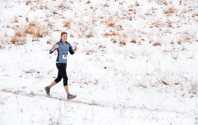 Thumbs Up during the 10K