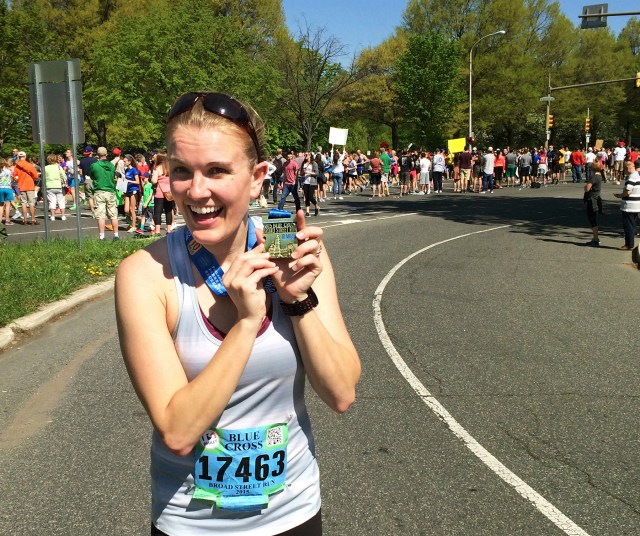 Me and my Broad Street Medal!