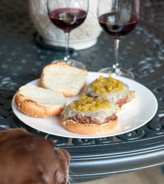 Make sure your puppy doesn't eat your burger!