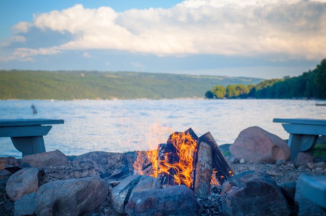 339 Bonfire by the lake