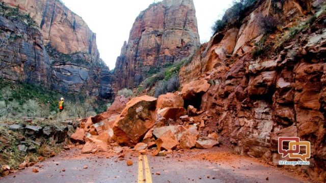 January 2017 Rockslide in Zion NP (article / source)